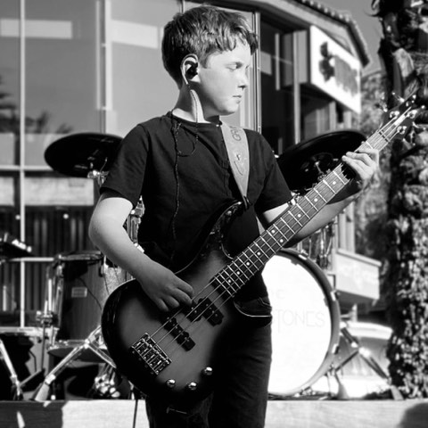 One Sojourn band photo black and white